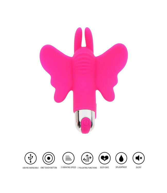 ToyJoy Finger Vibe Butterfly Pleaser Rechargeable