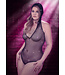 CalExotics Radiance Plus Size Hooded Deep V Body Suit