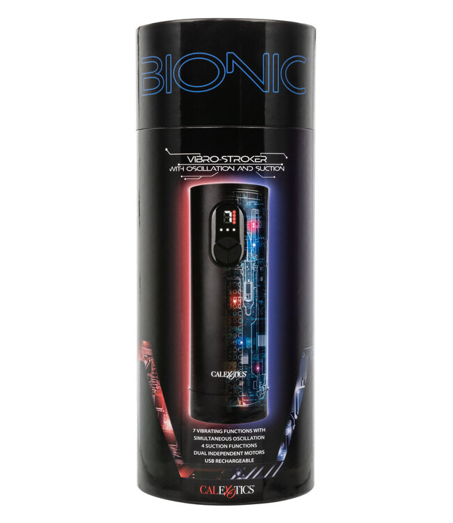 CalExotics Bionic Vibro Stroker with Oscillation and Suction