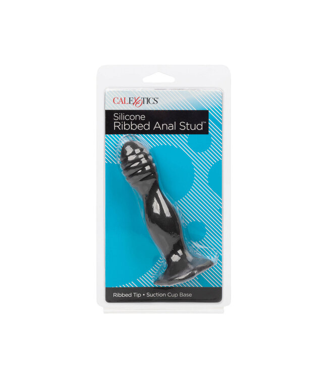 CalExotics Silicone Ribbed Anal Stud
