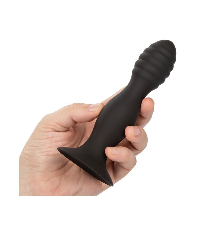 CalExotics Silicone Ribbed Anal Stud