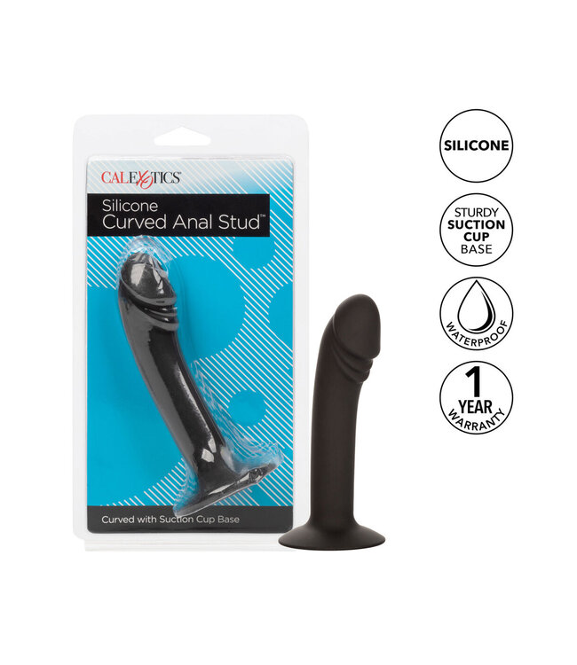 CalExotics Silicone Curved Anal Stud