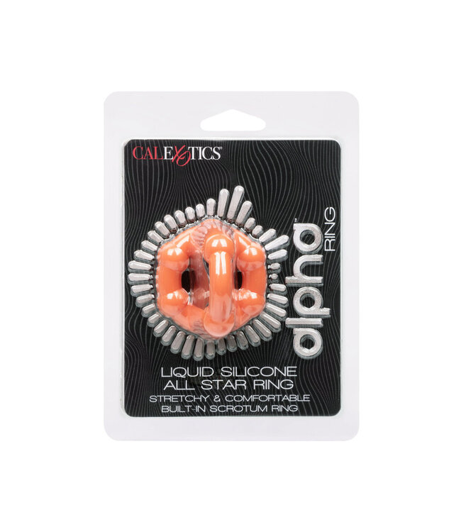 CalExotics Alpha Liquid Silicone All Star Ring
