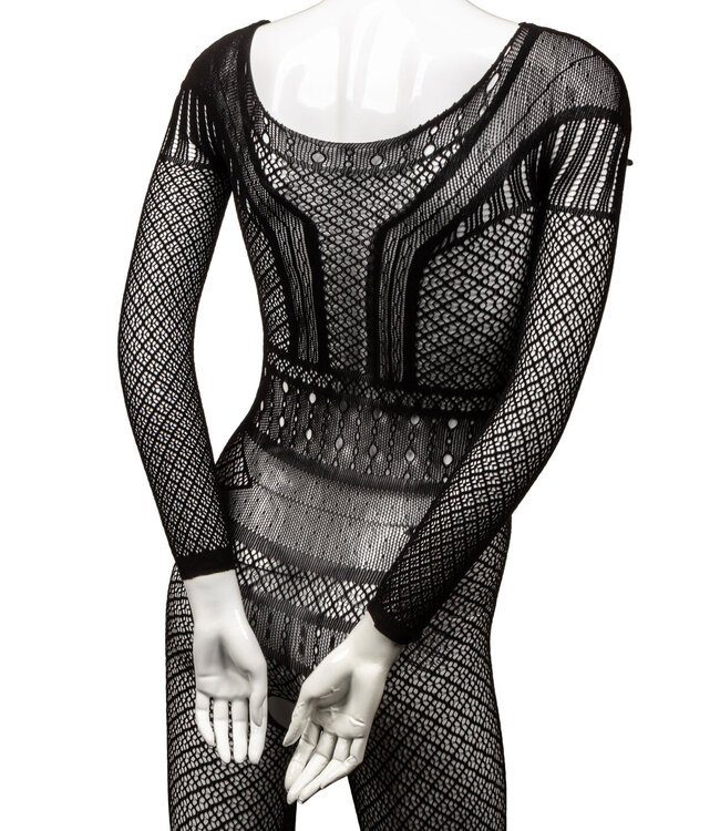 CalExotics Scandal Plus Size Full Length Lace Body Suit