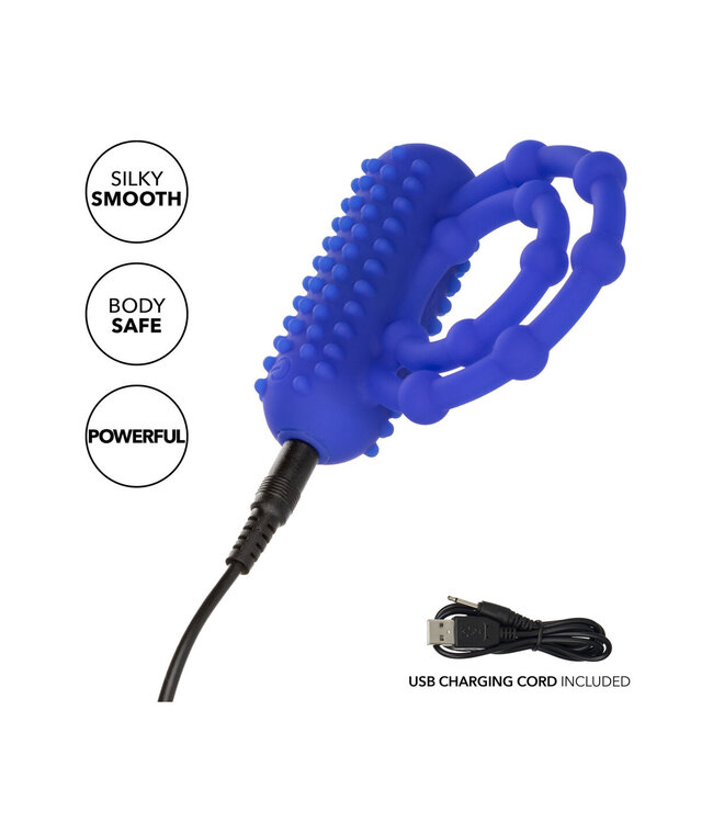 CalExotics Silicone Rechargeable 10 Bead Maximus Ring