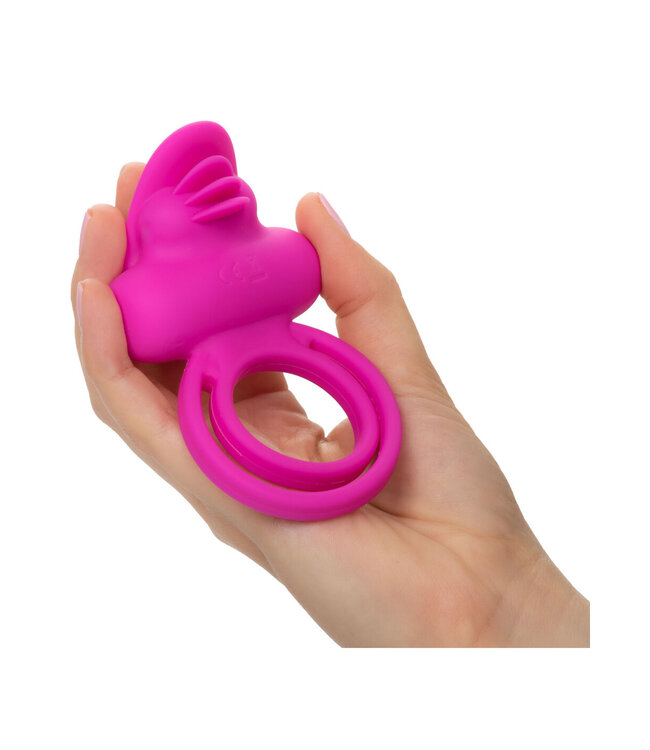 CalExotics Silicone Rechargeable Dual Clit Flicker Enhancer