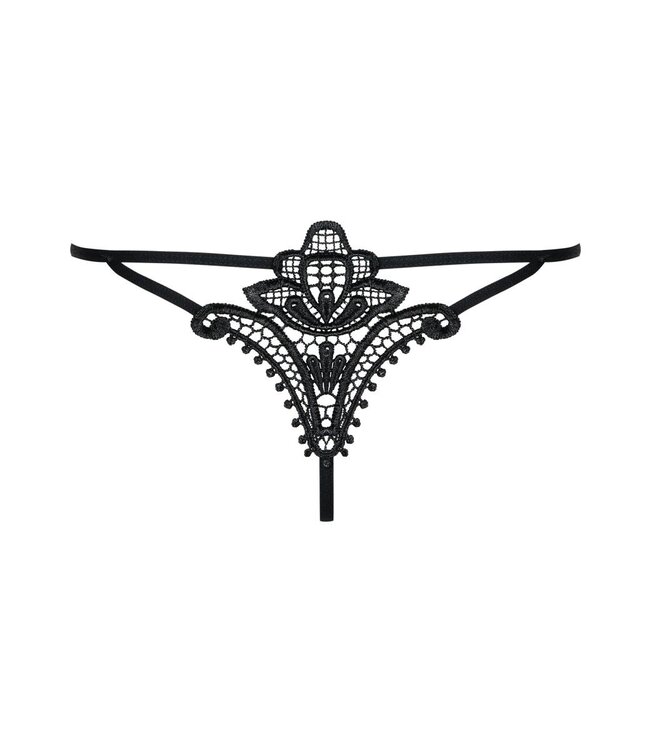 Obsessive Luiza Thong Zwart S/M