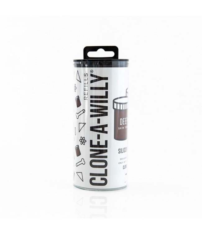 Clone-A-Willy - Refill Donkere Huidskleur Siliconen