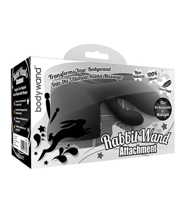 Bodywand - Recharge Rabbit Opzetstuk Zwart