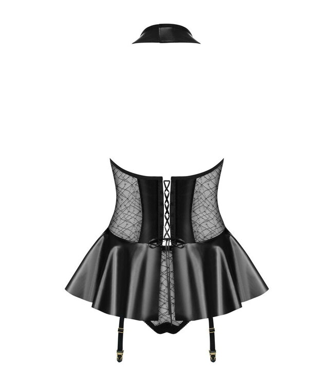 Wetlook Corset & Thong