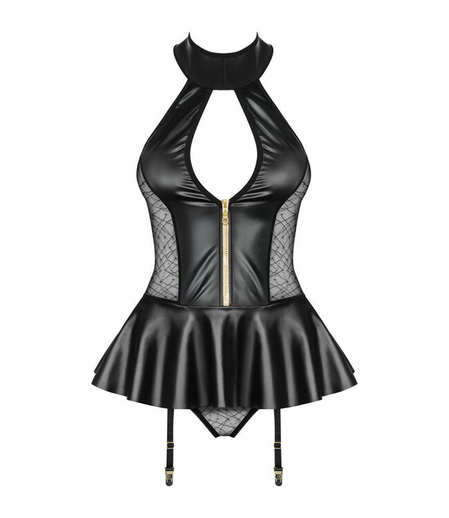 Wetlook Corset & Thong