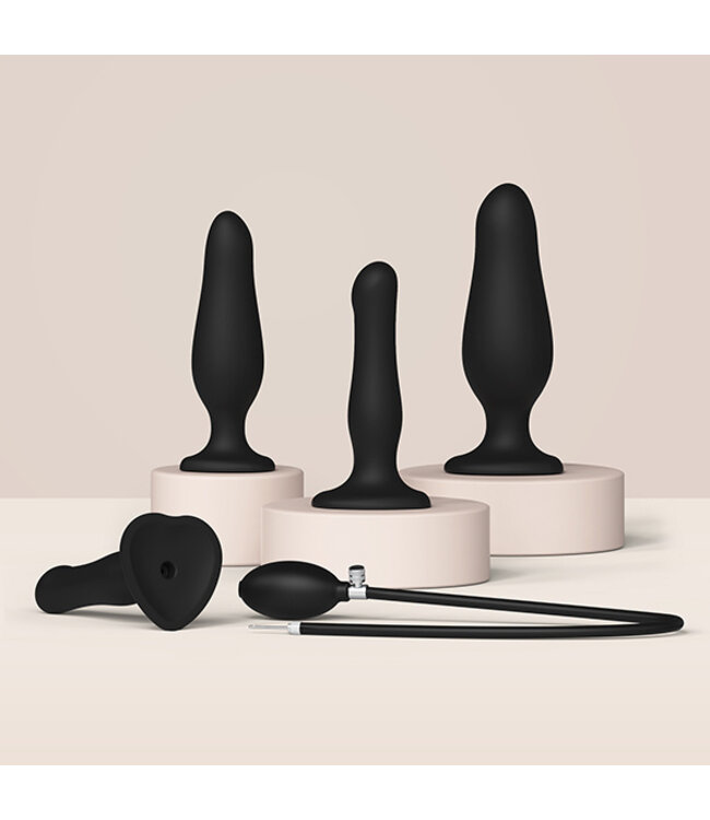 Strap-On-Me - Inflatable Dildo Black