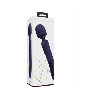 VIVE by Shots Kiku - Double Ended Wand with Innovative G-Spot Flapping Stimulator - Purple