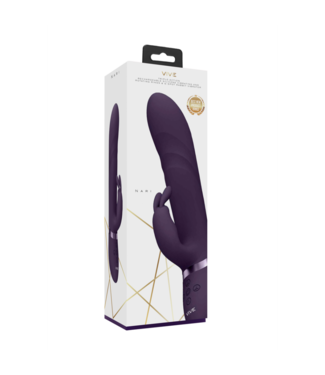 VIVE by Shots Nari - Vibrating and Rotating Beads, G-Spot Rabbit - Purple
