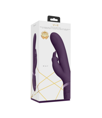 VIVE by Shots May - Dual Pulse-Wave  Vibrating C-spot  G-Spot Rabbit - Purple