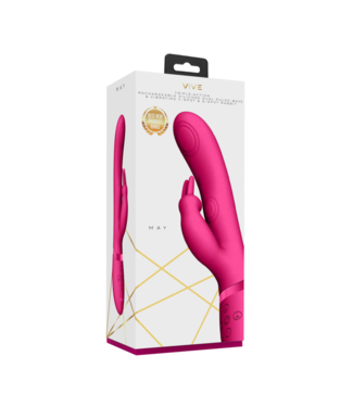 VIVE by Shots May - Dual Pulse-Wave  Vibrating C-spot  G-Spot Rabbit - Pink