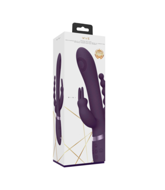 VIVE by Shots Rini - Pulse Wave  Vibrating Double Penetration Rabbit - Purple