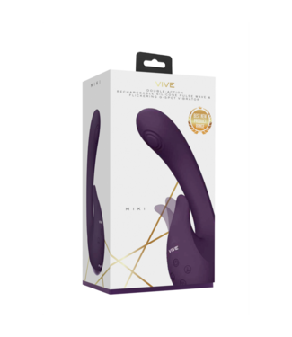 VIVE by Shots Miki - Pulse Wave  Flickering G-Spot Vibrator - Purple