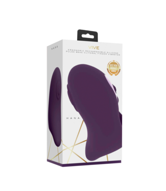 VIVE by Shots Hana - Pulse Wave Finger Vibrator - Purple