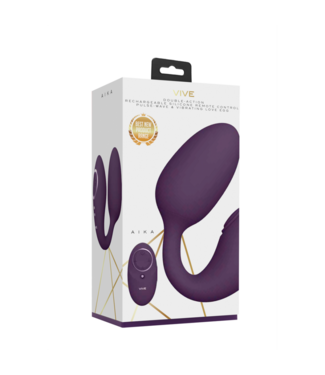 VIVE by Shots Aika - Pulse Wave  Vibrating Love Egg - Purple