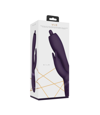 VIVE by Shots Nilo - Pinpoint Rotating G-spot Rabbit - Purple