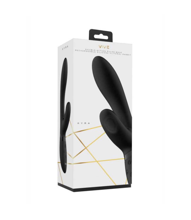 Kyra - Pulse Clitoral Rabbit - Black