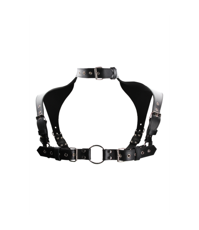 Men Harness with Neck Collar