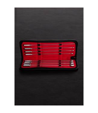 Steel by Shots Rosebud Urethral Sounds - 8 Pieces