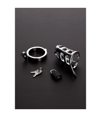 Steel by Shots Brutal Chastity Cage - 1.8 / 45mm