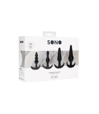 Sono by Shots No.80 - 4-Piece Butt Plug Set