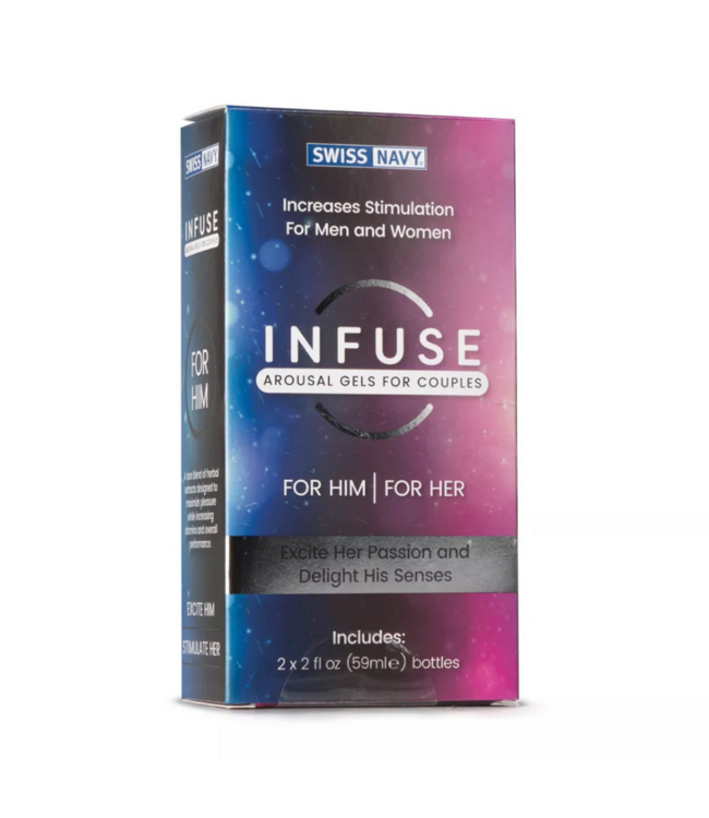 Infuse - 2 in 1 stimulerende gel voor koppels - 2 x 2 fl oz / 59 ml