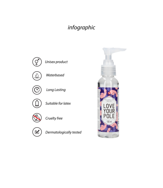 Love Your Pole - Masturbation Lubricant - 3 fl oz / 100 ml