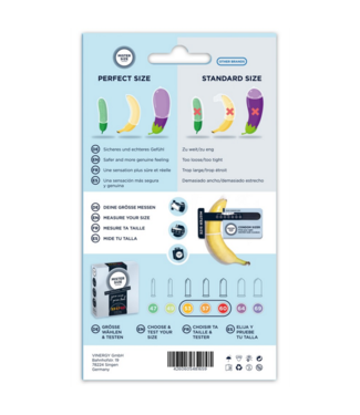 Mister Size Size Kit Medium - Sizer Tool and 3 Condoms