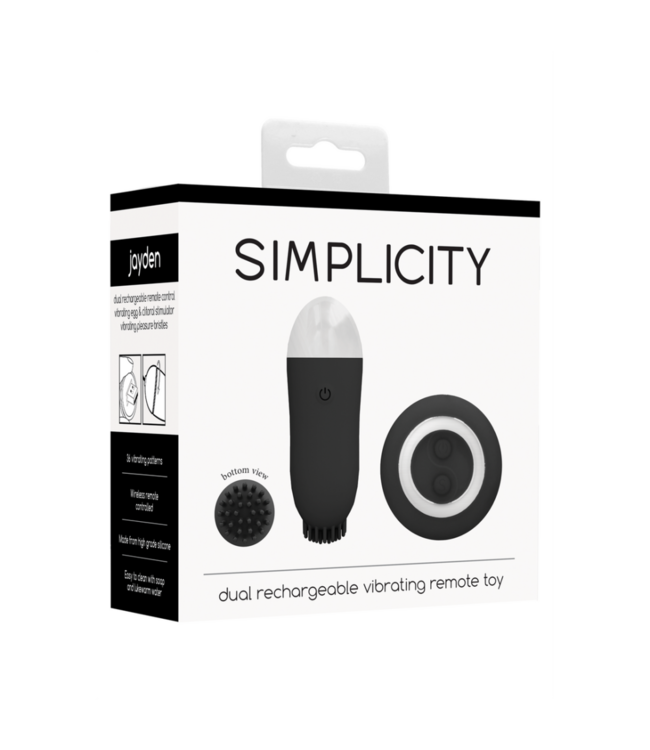 Jayden - Dual Vibrating Toy with Remote Control