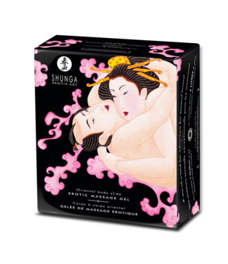 Shunga Body to Body Massage - Strawberry Sparkling Wine - 2 Pieces of 7.6 fl / 225 ml