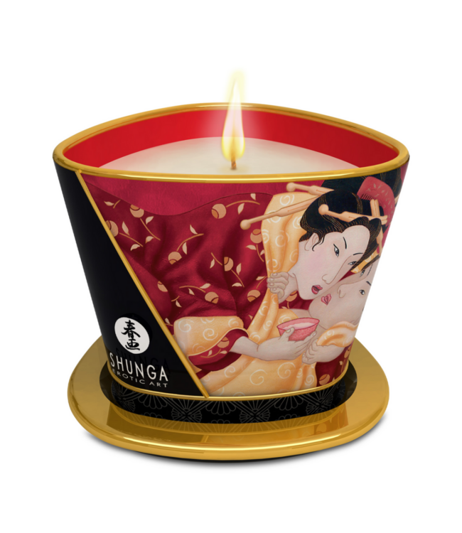 Massage Candle - Strawberry Sparkling Wine - 5.7 oz / 170 ml