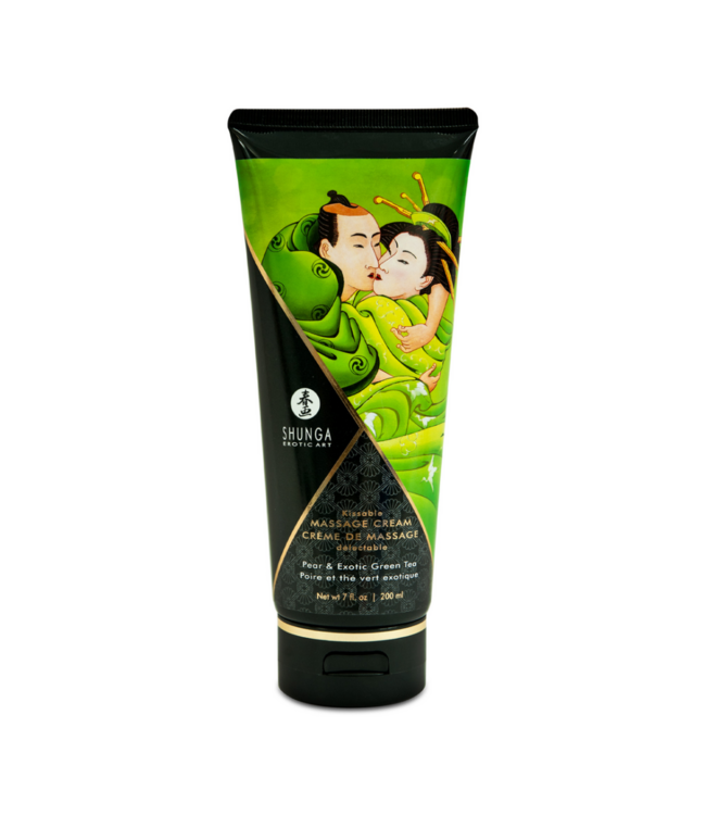 Kissable Massage Cream - Pear and Exotic Green Tea - 7 floz / 200 ml