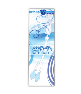 Xr Brands Silicone Anal Catheter with Bulbs