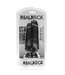 RealRock by Shots Two in One Dildo 5/6 - 12,7/15,2 cm - Black