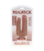 RealRock by Shots Double Trouble Dildo 5/6 - 12,7/15,2 cm - Tan