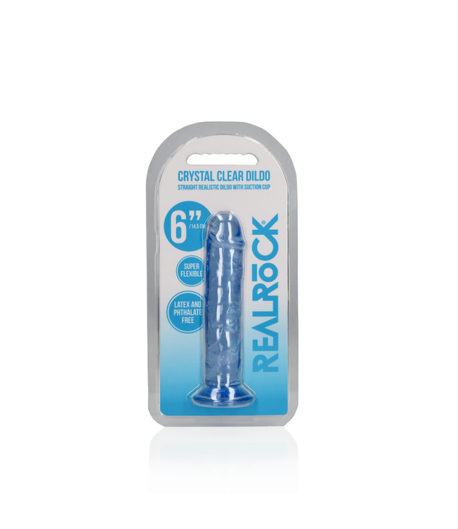 Straight Realistic Dildo with Suction Cup - 6'' / 14,5