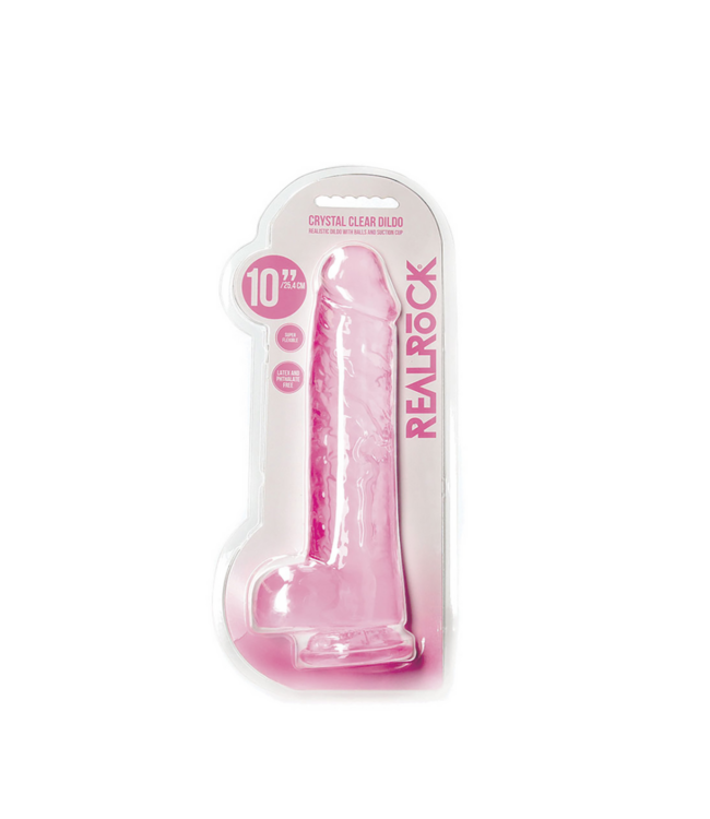Realistic Dildo with Balls - 10 / 25,4 cm