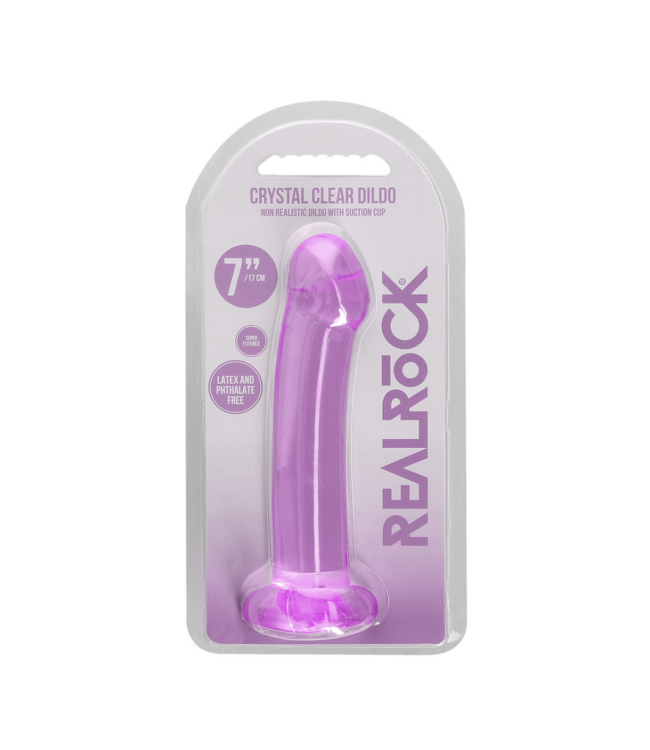 Non-Realistic Dildo with Suction Cup - 7 / 17 cm