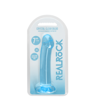 RealRock by Shots Non-Realistic Dildo with Suction Cup - 7 / 17 cm