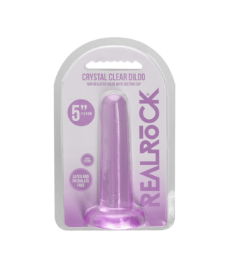 RealRock by Shots Non-Realistic Dildo with Suction Cup - 5 / 13,5 cm