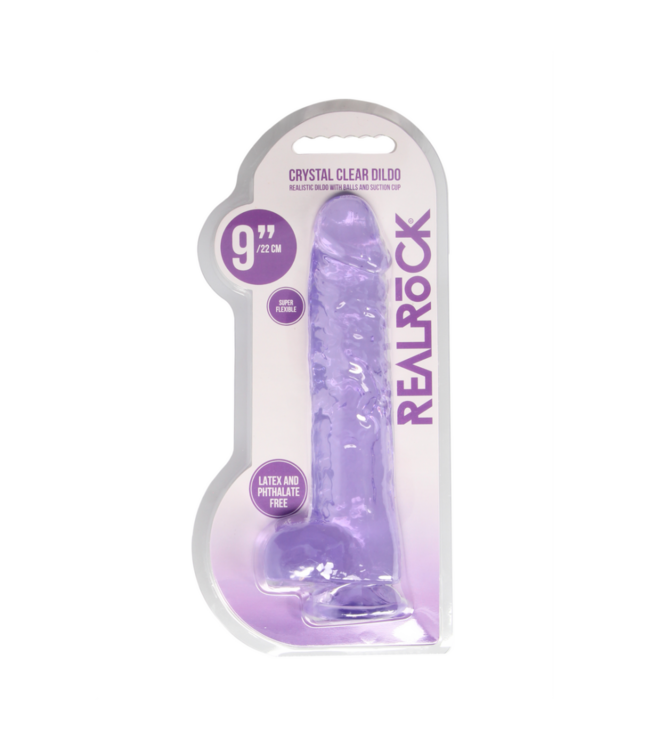 Realistic Dildo with Balls - 9 / 23 cm