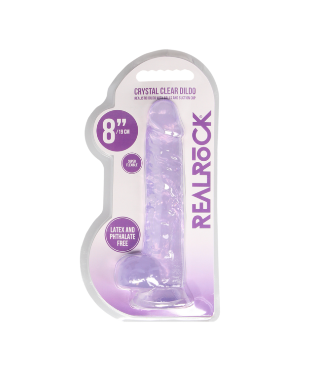 Realistic Dildo with Balls - 8 / 21 cm