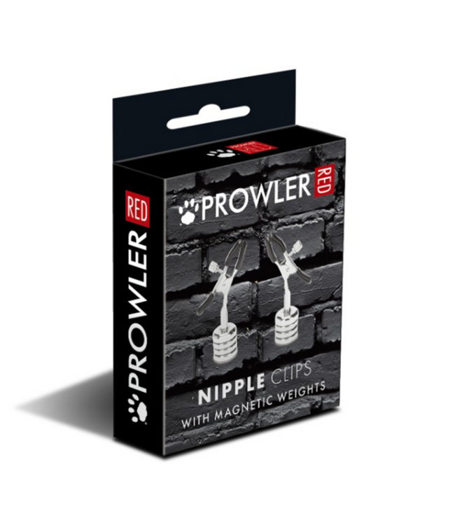 Nipple Clips with Magnetic Weights - Silver