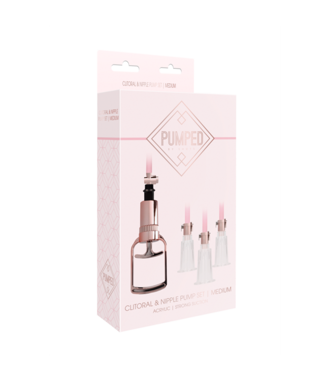 Clitoral  Nipple Pump Set Medium - Medium