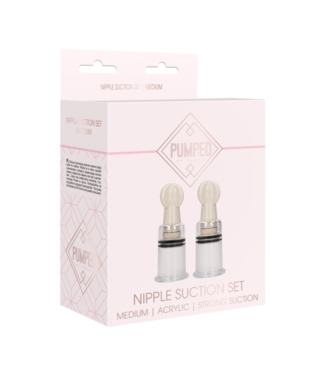 Pumped by Shots Nipple Suction Set - Medium